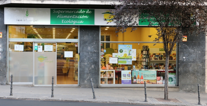 Fachada Supermercado Ecolgico El Vergel Lpez de Hoyos