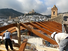 Rehabilitacion de cubierta de iglesia en velez rubio, almeria