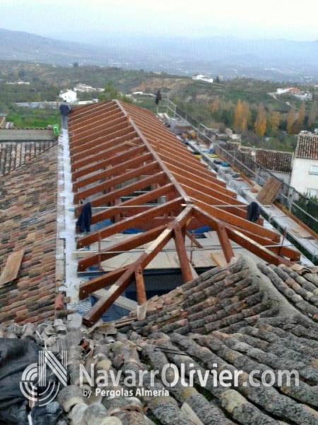 Reconstruccin de cubierta en convento de Vlez Rbio