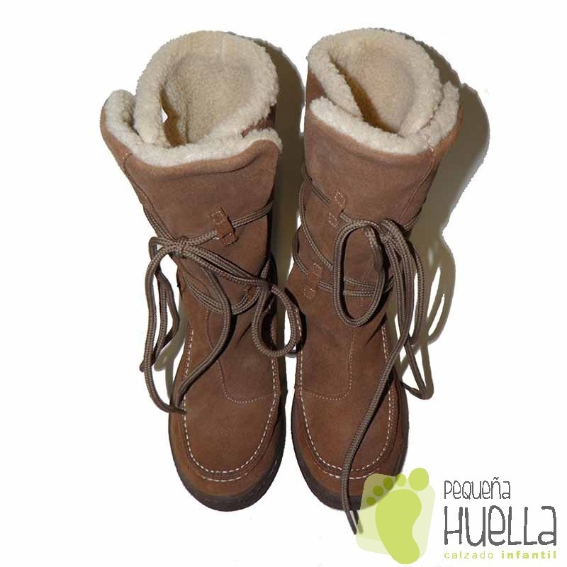 BOTAS FORRADAS CON BORREGUITO DE YOWAS PARA NIAS Y MUJER