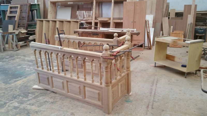 fabricación y preparación de balcones