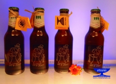 Cervezas grabadas para bodas
