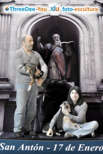 En San Antn inmortaliza tu mascota - Figuras 3d de animales - ThreeDee-You Foto-Escultura 3d-u