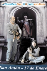 En san anton inmortaliza tu mascota - figuras 3d de animales - threedee-you foto-escultura 3d-u