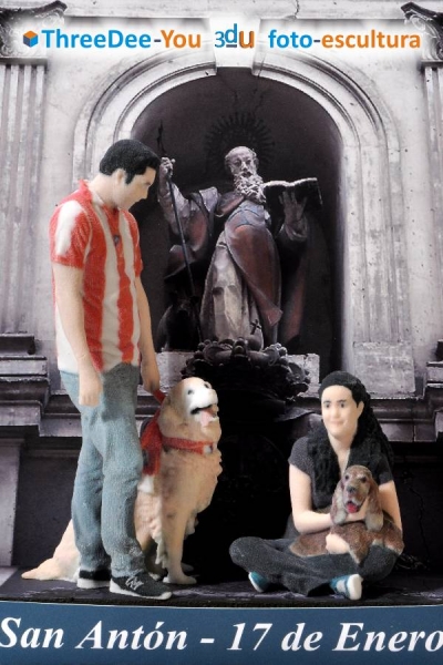 En San Antón inmortaliza tu mascota - Figuras 3d de animales - ThreeDee-You Foto-Escultura 3d-u