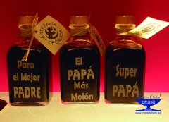 Botellitas para bodas grabadas