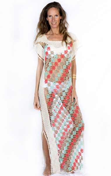 vestido hippie chic ibicenco colores