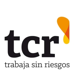 Logotipo tcr proteccion [trapos y cabos rubi sl] epis, vestuario laboral e higiene industrial