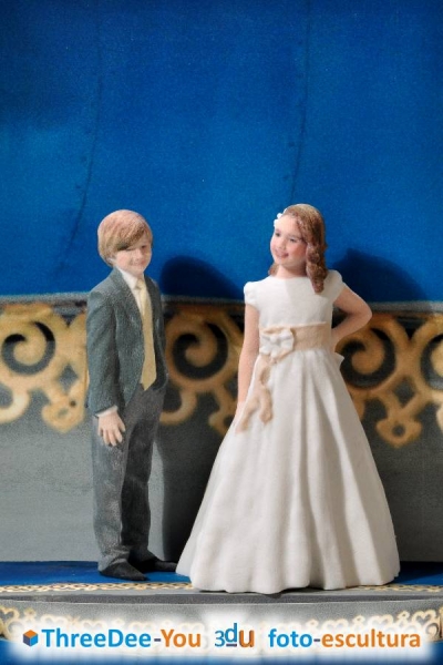 Ponte En Tu Tarta - Figuras personalizadas para tartas de boda y comunin- ThreeDee-You 3d-u