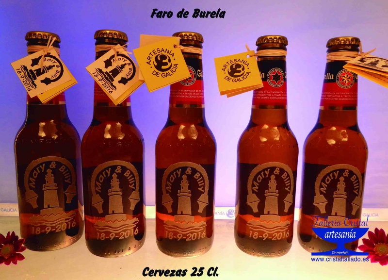 grabar cervezas para bodas.