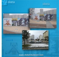 Foto 219 vallas publicitarias en Álava - Rotulos Oketa