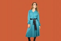 Vestido anos 70, moda vintage