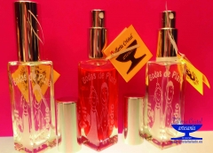 Perfumeros de cristal grabados