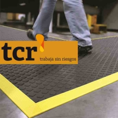 TCR Protección. Ergonomía; alfombras y suelos modulares ergonómicos antifatiga