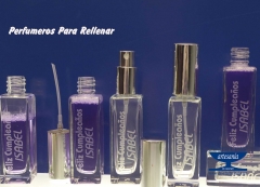 Perfumeros en cristal grabados para bodas