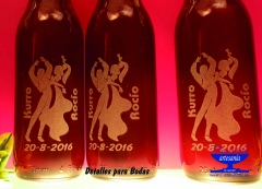Grabar cervezas cruzcampo para bodas