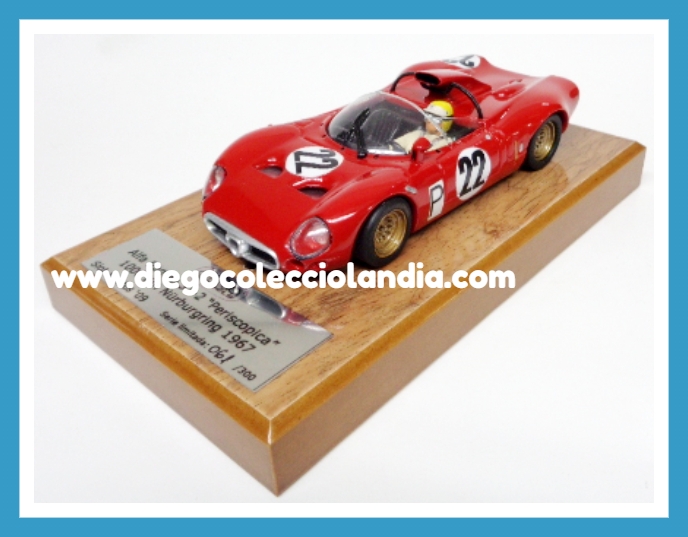 Alfa Romeo 33-2 Periscopica Cursa Model para Scalextric . www.diegocolecciolandia.com