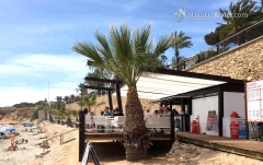 Chiringuito con pergola en alicante