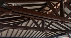 Cubierta de madera para chiringuito fijo en andalucia