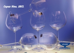 Grabar copas de vino en instagram