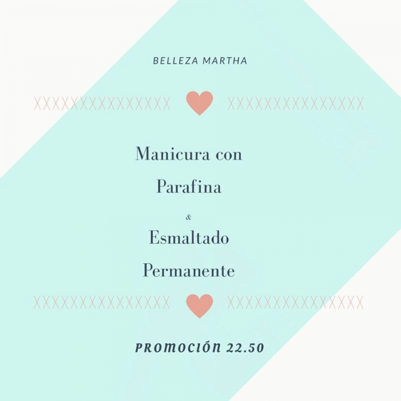 PROMOCIN MANICURA EN BELLEZA MARTHA