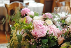 Decoracin banquete  mayula flores