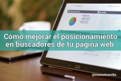 Como mejorar en posicionamiento en buscadores de tu pagina web visita el blog