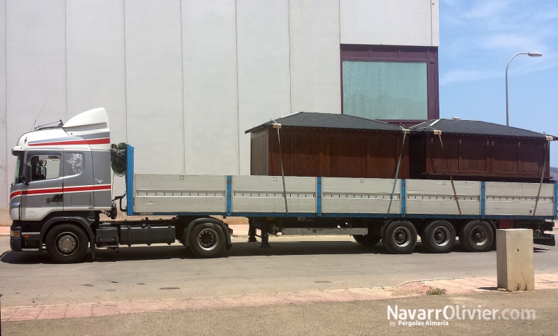 Modulos transportables de cmadera para chiringuitos y kioscos