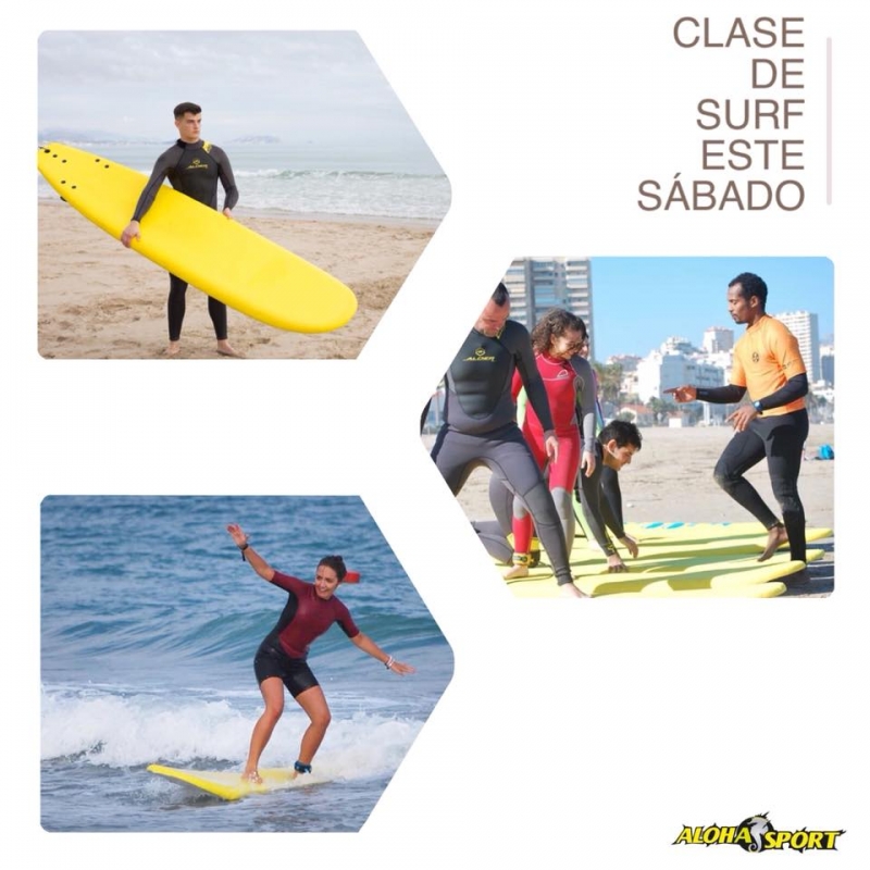 clases de Surf en Aloha Sport Alicante