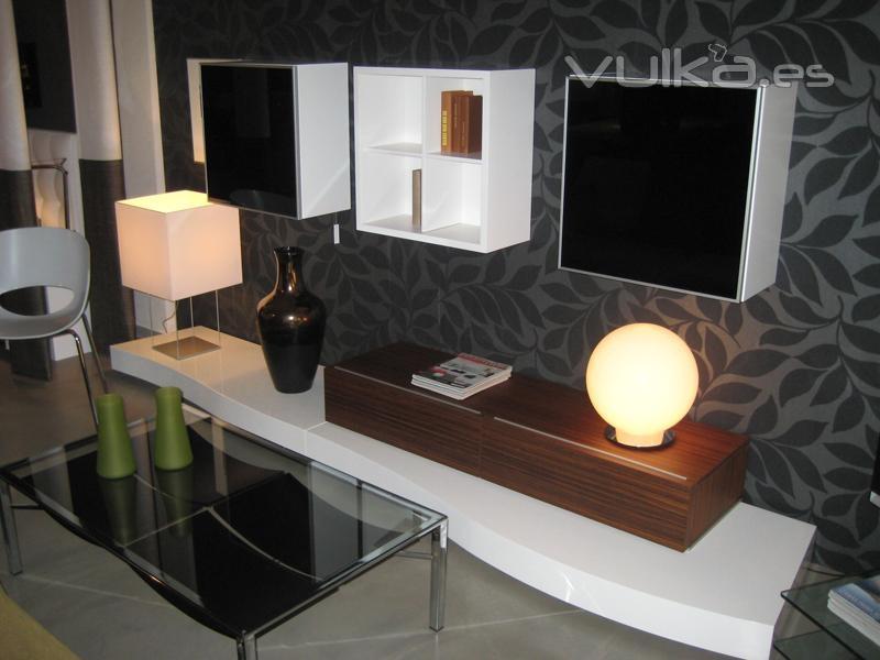 Composicin modular de saln publicado en la seccin Outlet de Mueblesdevalencia.com