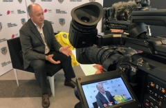 El entrenador de futbol brasileo luiz felipe scolari - bilbao international football summit 2018