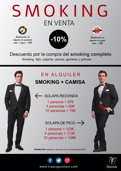 Pack Venta Smoking-Trajes Guzmn