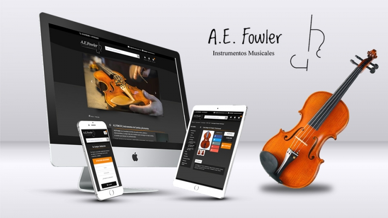 Diseño Web de Fowler Instruments (tienda online)