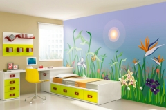 Fantsticos murales para dormitorio infantil