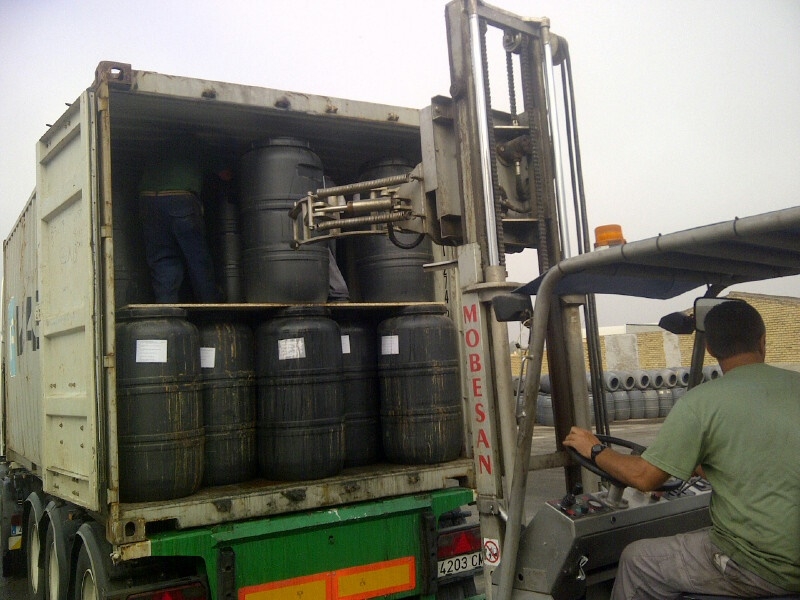 Cargando Aceitunas para Brasil 