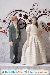 Ponte en tu tarta - figuras personalizadas para tartas de comunion- threedee-you foto-escultura 3d-u