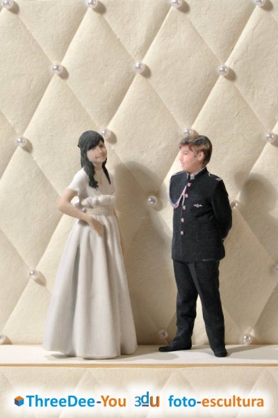 Ponte En Tu Tarta - Figuras 3d para tartas de boda y comunión- ThreeDee-You Foto-Escultura 3d-u
