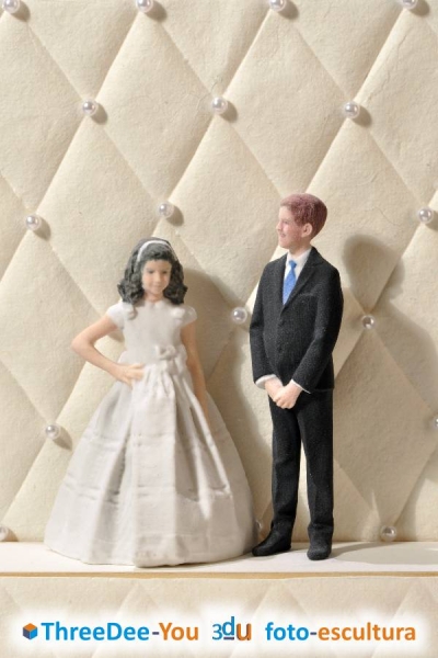 Ponte En Tu Tarta - Figuras 3d para tartas de boda y comunin- ThreeDee-You Foto-Escultura 3d-u