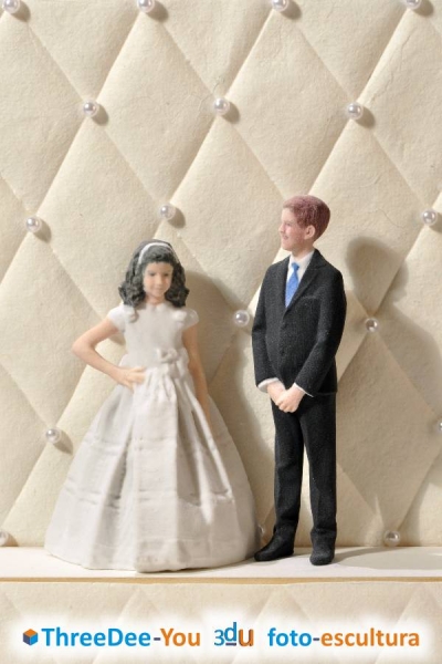 Ponte En Tu Tarta - Figuras 3d para tartas de boda y comunión- ThreeDee-You Foto-Escultura 3d-u