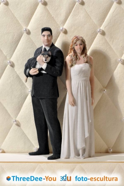 Ponte En Tu Tarta - Figuras 3d para tartas de boda y comunin- ThreeDee-You Foto-Escultura 3d-u