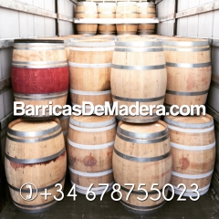 Spain used wine barrels