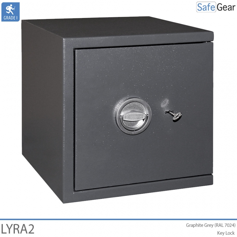 Lyra 2 - Caja fuerte de sobreponer (31 L) - Grado 1 - Cerradura de llave o electrnica