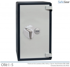 Ollé S1005 - Caja fuerte de sobreponer (57 L) - Grado S2 - Cerradura de llave o electrónica