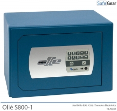 Oll s801 - caja fuerte de sobreponer - atrmica - cerradura de llave o electrnica