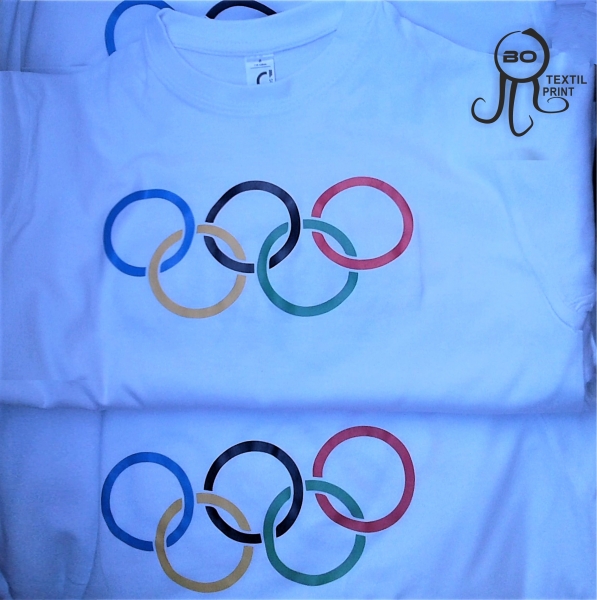 Camisetas realizadas para el lll Da do Olimpismo Galego.  http://www.botextilprint.es  #botextilpri