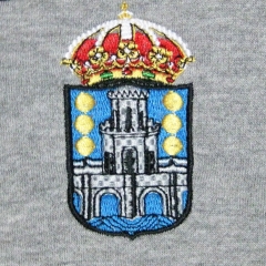 Escudo de betanzos bordado botextilprint trabajospersonalizados serigrafia vinilotextil bordado
