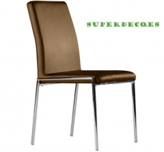 Silla de comedor tapizada similpiel