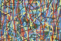 Pablo rey, pintura abstracta detalle