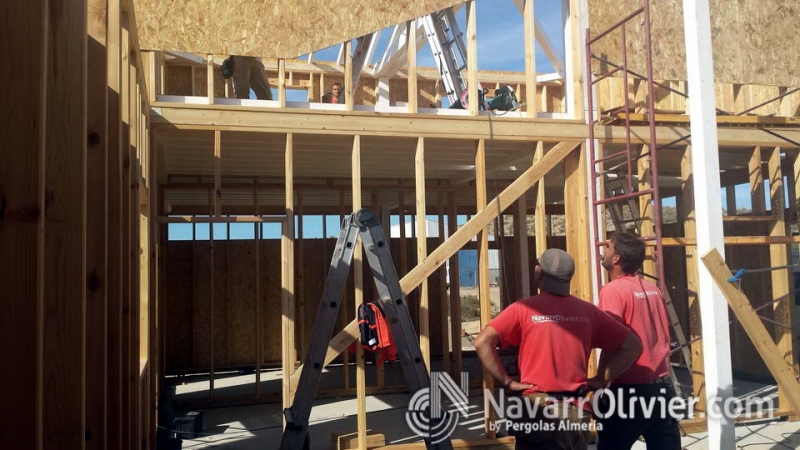 Fabricación de casas en madera de bajo mantenimiento con garantia