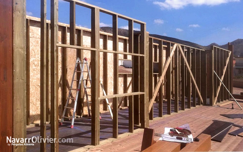 construcción en madera. Entramado ligero, Murcia